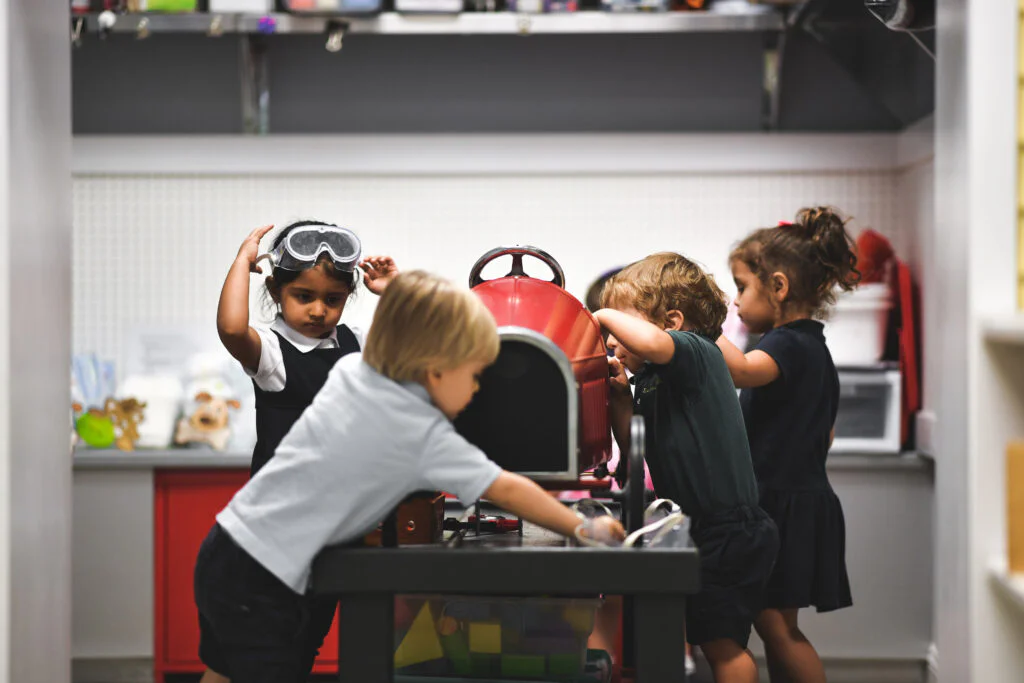 Child in specialized class image